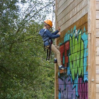 The new Climbing wall